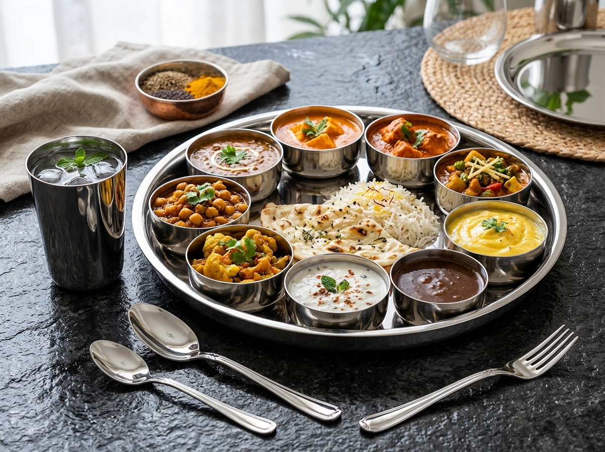 Stainless Steel Thali Dinner Sets